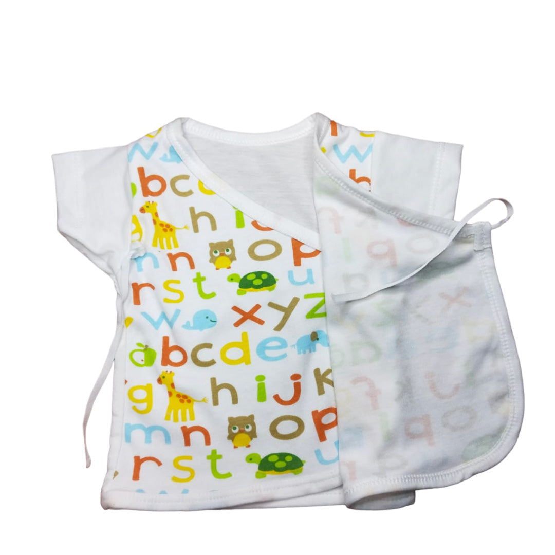 Baby Onesie with Alphabet Letter Pattern | Children's Clothing | Infant Onesie