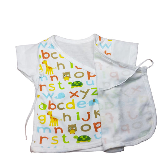 Baby Onesie with Alphabet Letter Pattern | Children's Clothing | Infant Onesie