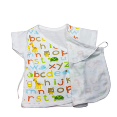Baby Onesie with Alphabet Letter Pattern | Children's Clothing | Infant Onesie