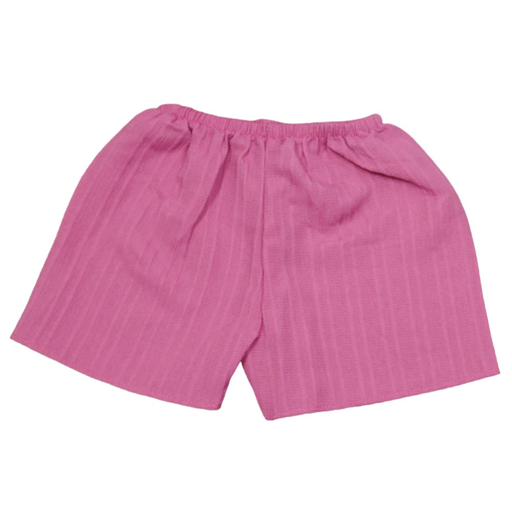 Kids Summer Fashion Set - Colorful Ruffle Romper, Pink & Green Shorts.