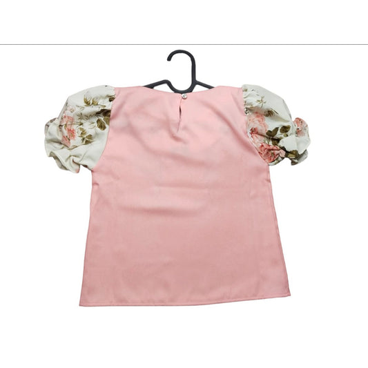 Pink T-Shirt with Cartoon Character, Child's Fashion, Unisex, Kid's Tee, Children's Clothing