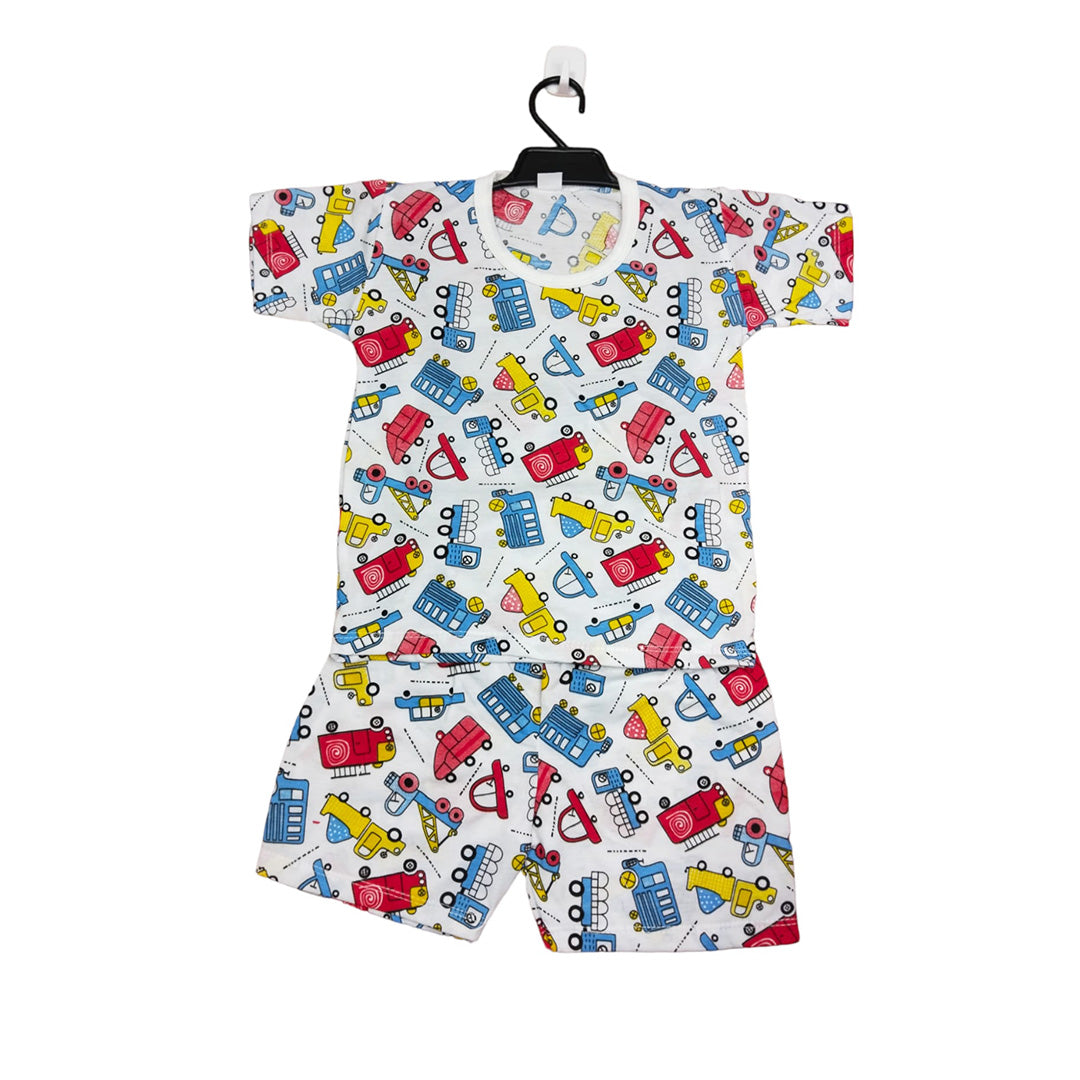 Adorable Fire Truck Baby Onesie - Comfortable & Charming