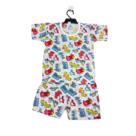 Adorable Fire Truck Baby Onesie - Comfortable & Charming