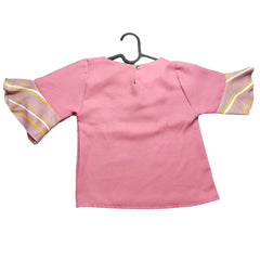 Pink Long Sleeve Shirt with Kitty Design