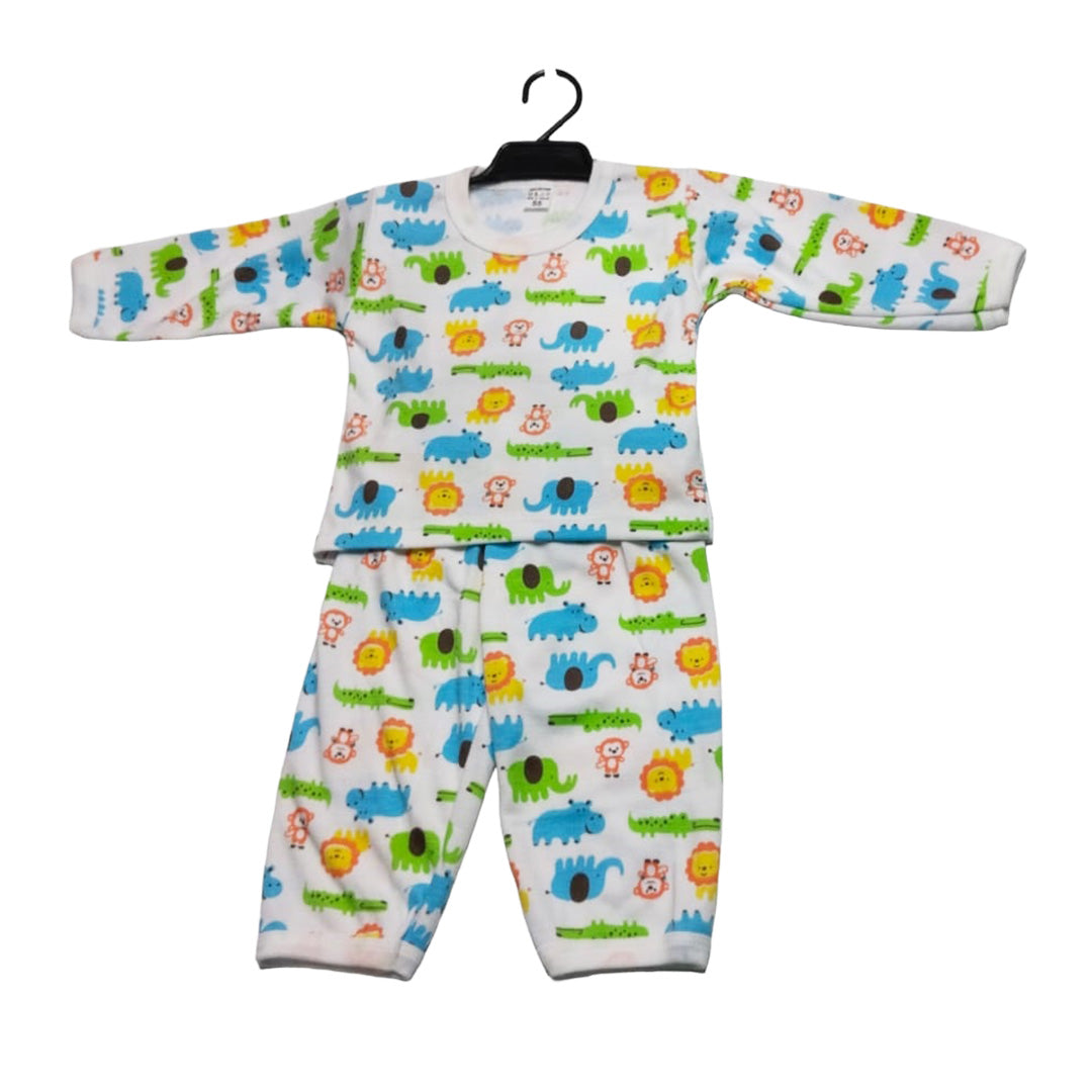 Children's Pajamas with Cartoon Pattern