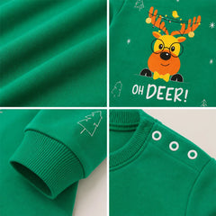 Eco-Friendly Pajamas for Babies - Green & Yellow Plaid Sweater and Pants