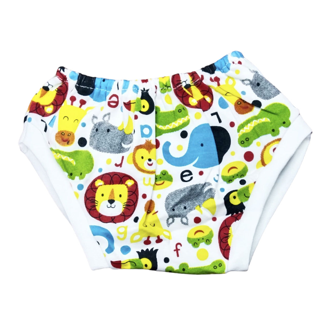 Adorable Baby Onesie with Fish Pattern & Sleeve Snaps - 1- Months