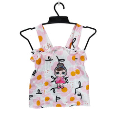 Pink & White Polka Dot Toddler Dress