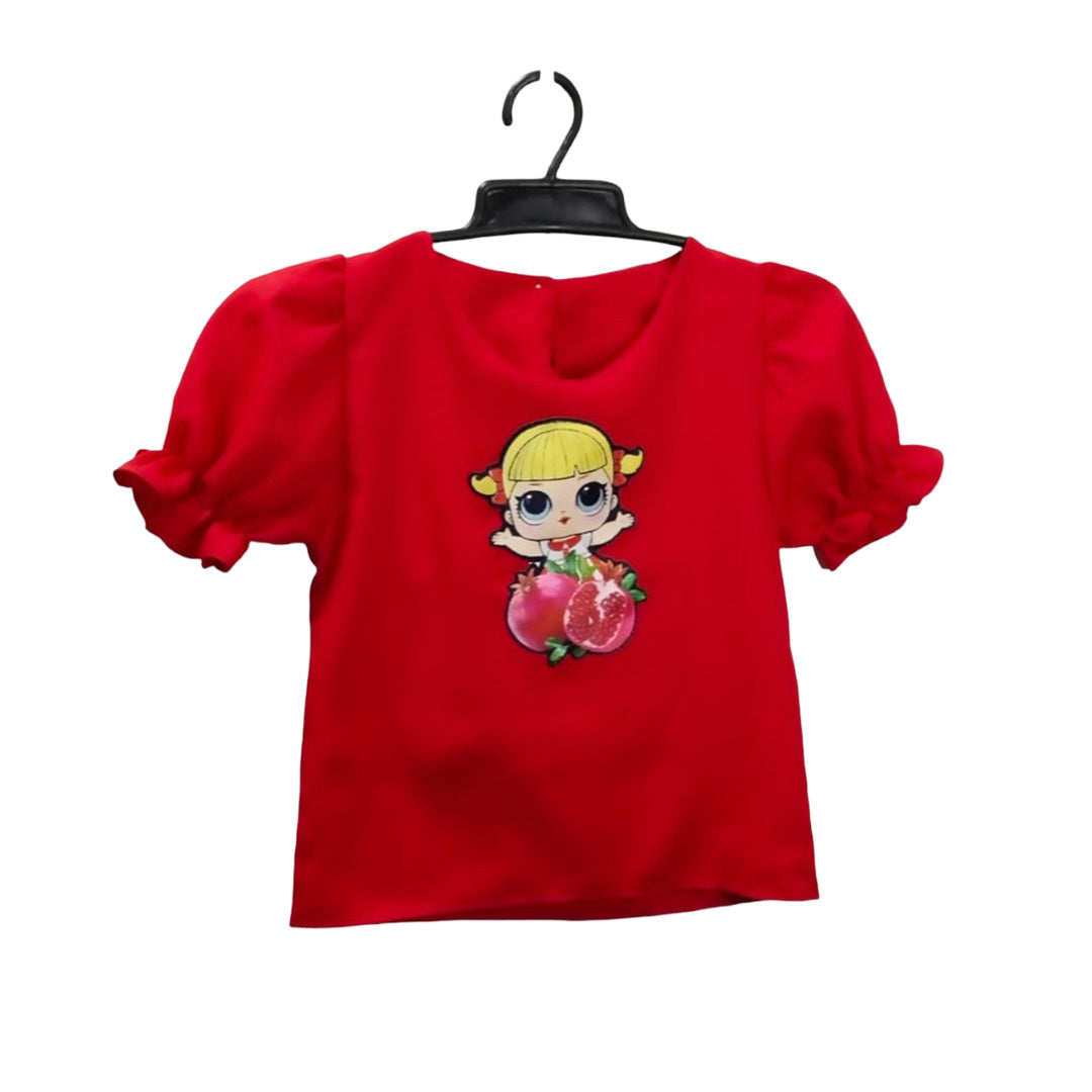 Red Jumpsuit with Red Polka Dot Pattern - Kid's Overalls - Playful Toddler Clothes