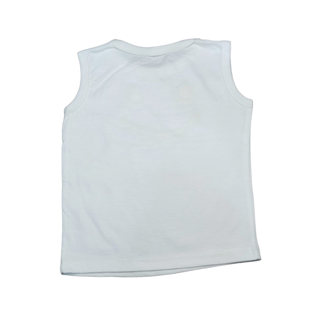 Adorable Baby Onesie with Bear and Paw Prints