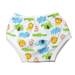 Baby onesie and footed pajamas set - Unicorn and dinosaur print.