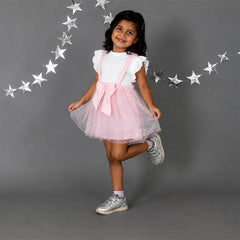 Pink Baby Dress with Bow - Chic, Adorable Girls Formal Wear