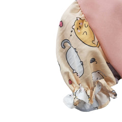 Adorable Cat-themed Baby Romper with Short Sleeves