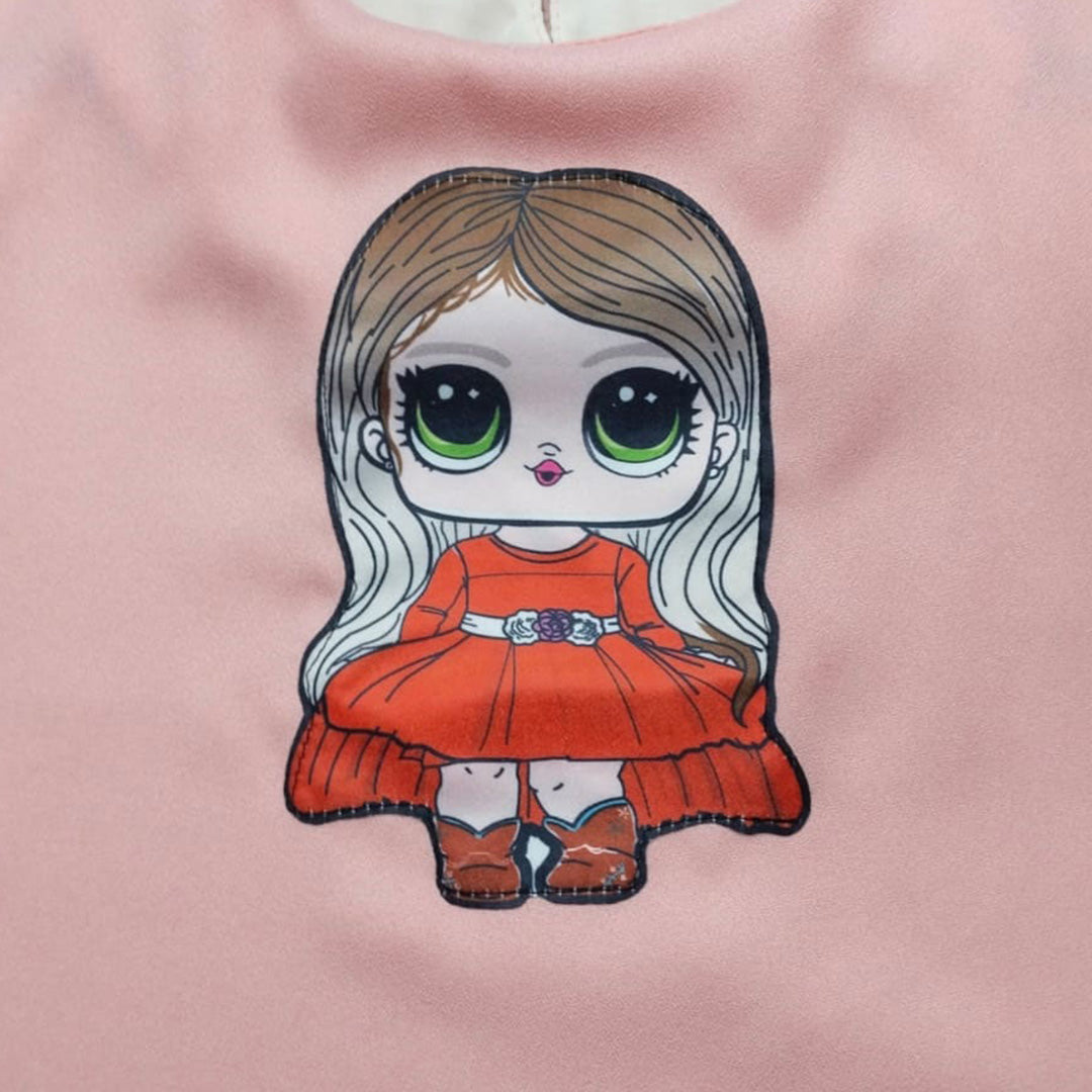 Pink T-Shirt with Cartoon Character, Child's Fashion, Unisex, Kid's Tee, Children's Clothing