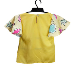 Chic Girls' Dressing Gown with Unique Pattern and Bow - Cozy and Cute Design