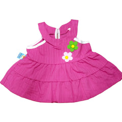 Pink Ruffled Baby Romper