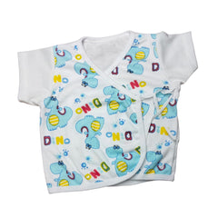 Adorable Blue Nursery Romper with Donut Design - Baby Boy Onesie