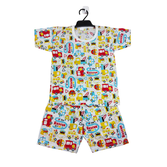 Kid's Fire Truck Pajamas - Boys