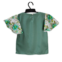 Floral Baby Onesie - Girls One Piece Jumpsuit, Baby Romper with Flower Design, Babies Clothing, Toddler Outfit