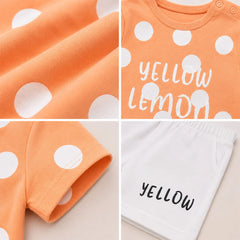 T-Shirt with Roar Shark Cartoon Design, Kids Short Sleeve Tee