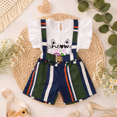 Cat Lover Children's Onesie and Shorts Set