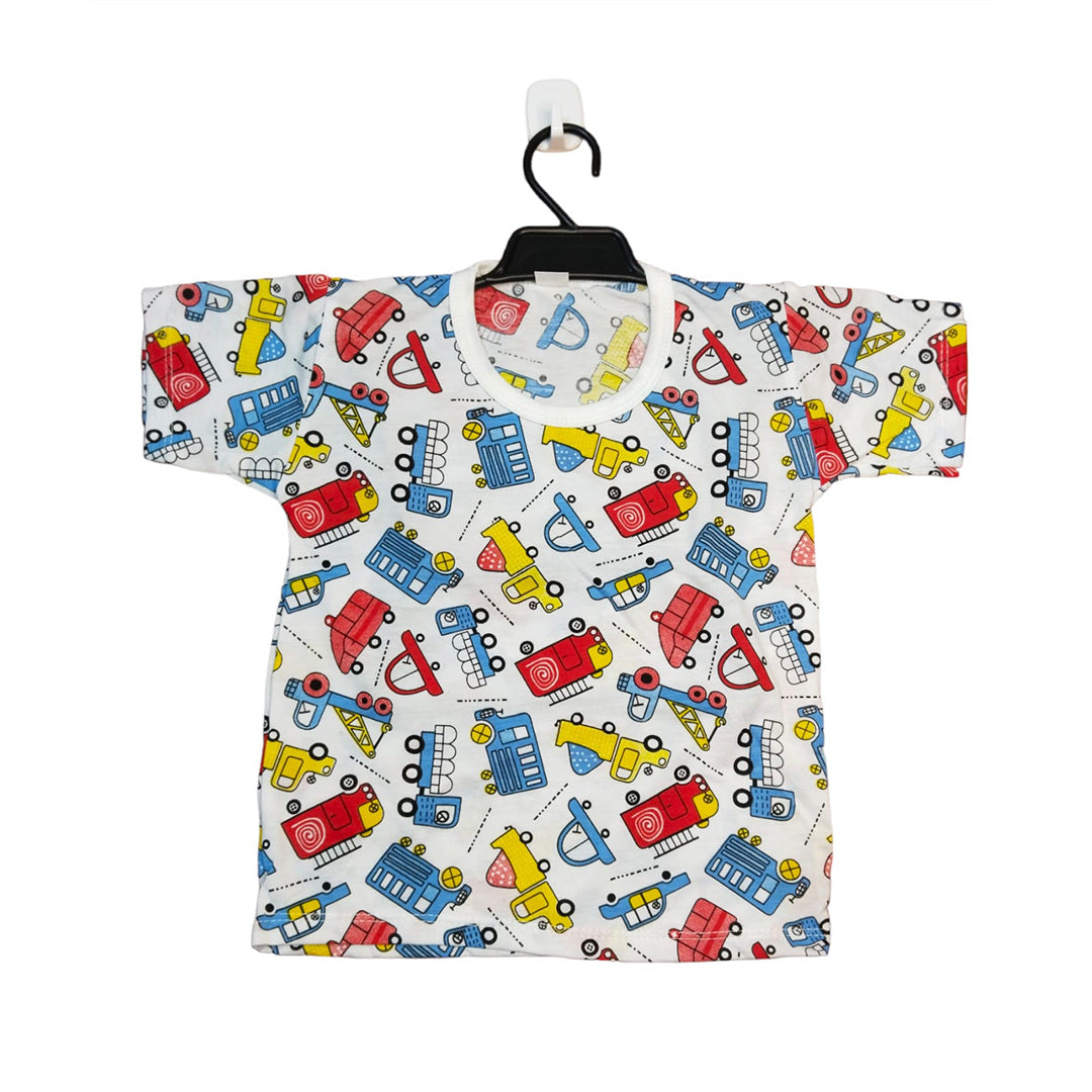 Adorable Fire Truck Baby Onesie - Comfortable & Charming