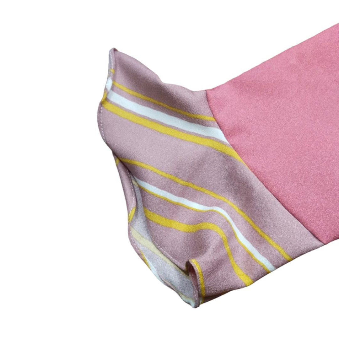 Pink Long Sleeve Shirt with Kitty Design