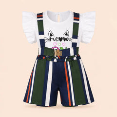 Cat Lover Children's Onesie and Shorts Set