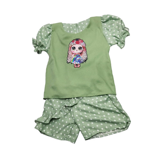Girls' Fashionable T-Shirt with Unique Design