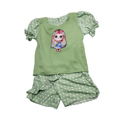 Girls' Fashionable T-Shirt with Unique Design