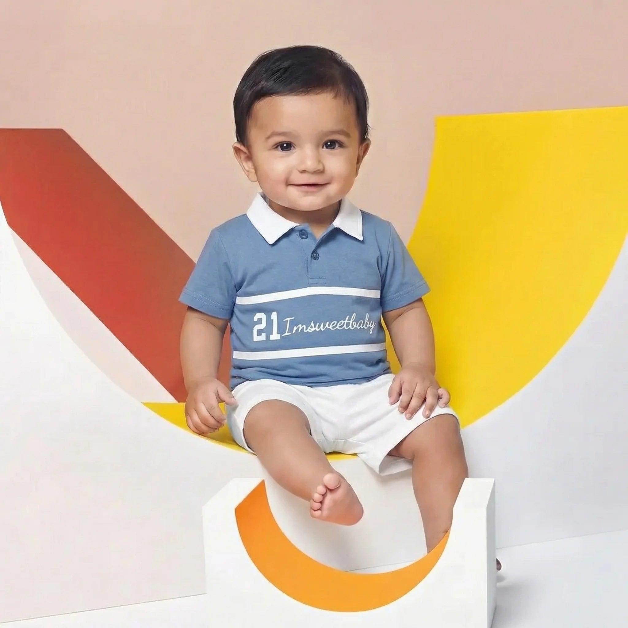 Boys' Blue Polo Shirt