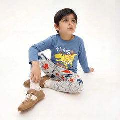 Dino Kids Pajamas Set: Unique Dinosaur Tops and Bottoms for Toddlers, Perfect for Bedtime Fun!