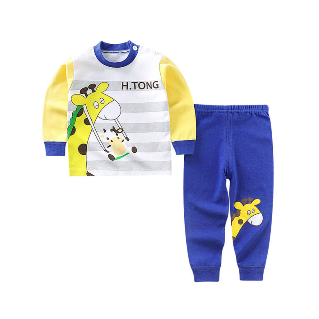 Adorable Baby Giraffe Pajamas with H.Tong Character