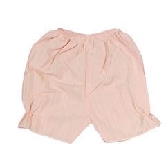 Peach Ruffled Romper with Flower Applique - Adorable Toddler Outfit