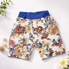 Cute Baby Boy Shorts with Print & Black Duck