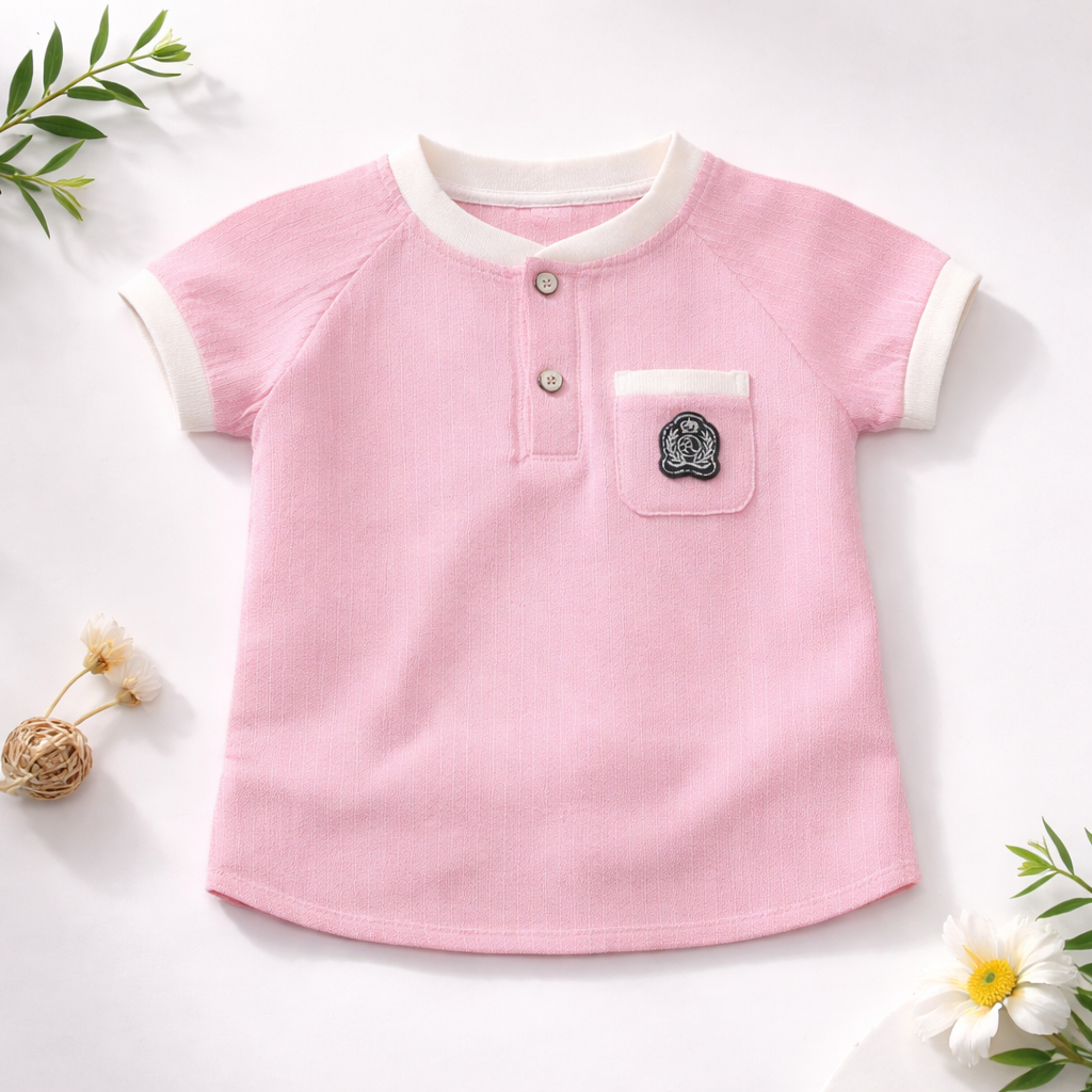 Cute Baby Boy Shorts with Print & Black Duck